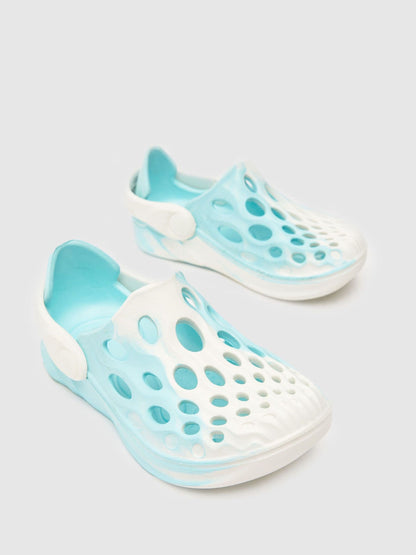 Schuh Blue Tone Rubber Sandals image 3