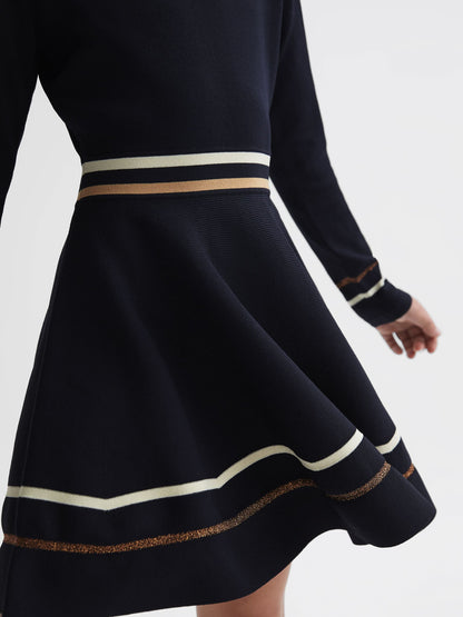 Dsiney Kidz - Reiss Navy Edith Junior Knitted Dress image 4