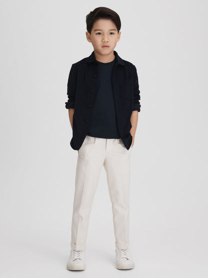 Reiss Navy Bless 3-9 yrs Cotton Crew-Neck T-Shirt image 4