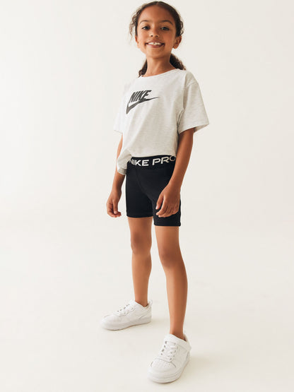 Nike Black Little Kids Pro Dri-FIT Shorts image 1