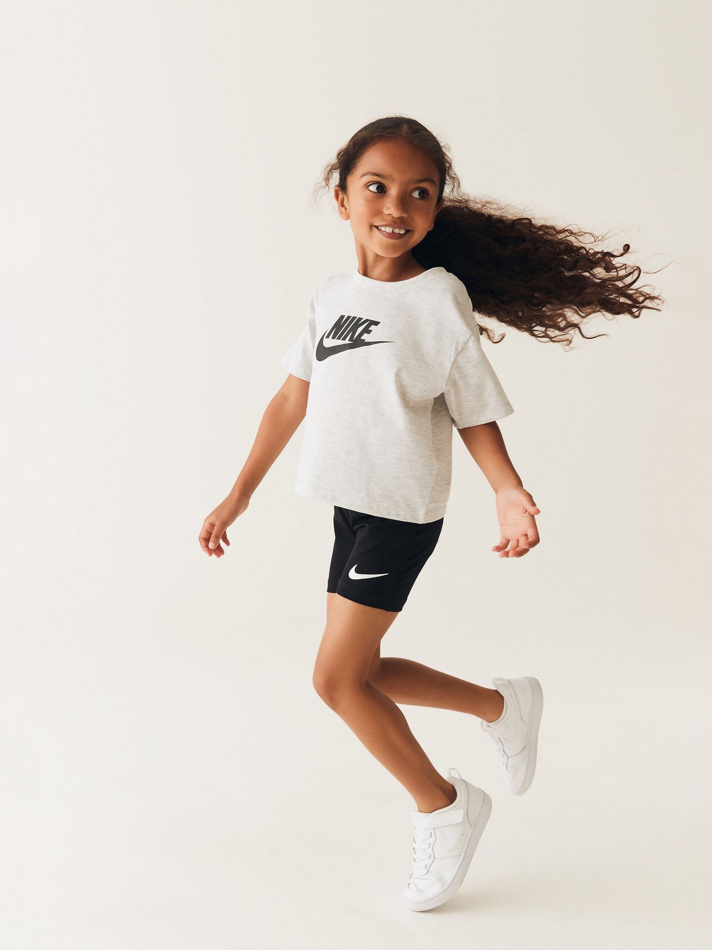 Nike Black Little Kids Pro Dri-FIT Shorts image 3