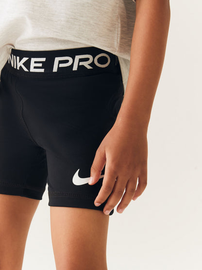 Nike Black Little Kids Pro Dri-FIT Shorts image 5