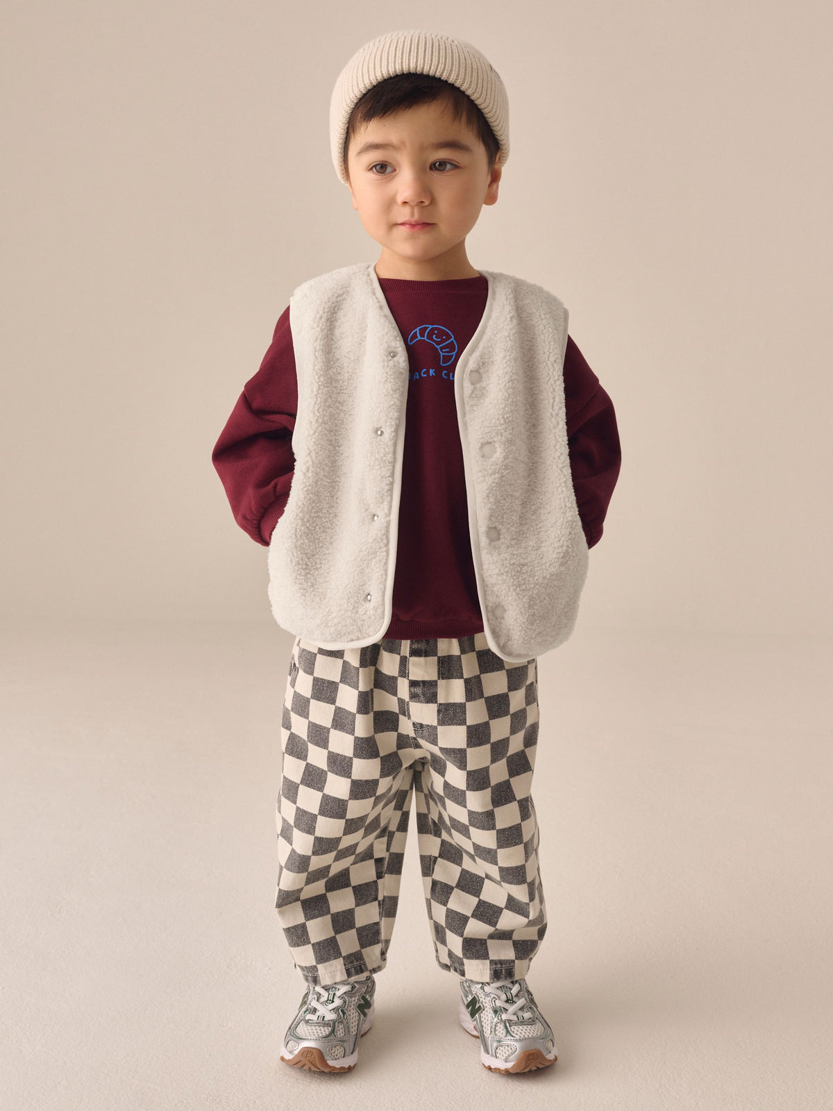 Ecru White Gilet Fleece (3mths-7yrs) - image 2