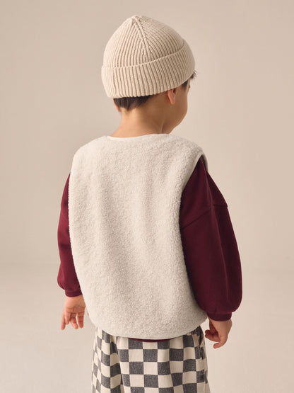 Ecru White Gilet Fleece (3mths-7yrs) - image 3