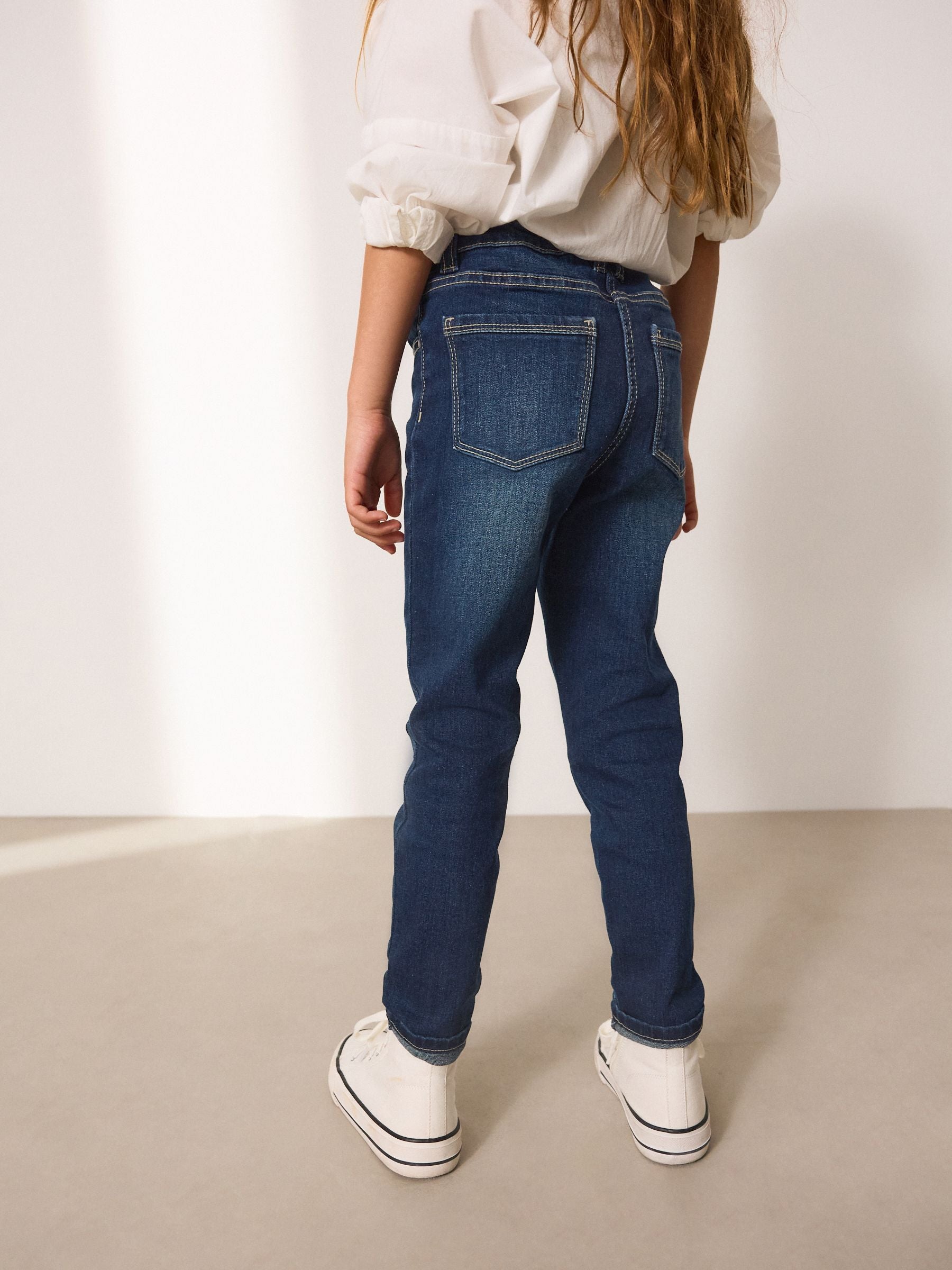 Dsiney Kidz - Denim Dark Wash Slim Fit Skinny Jeans (3-16yrs) image 3