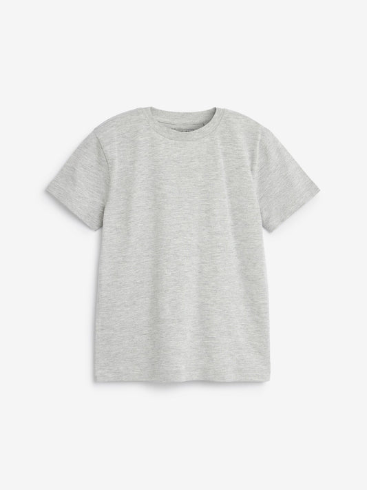 Dsiney Kidz - Grey Marl Regular Fit Short Sleeve T-Shirt (3-16yrs) image 1