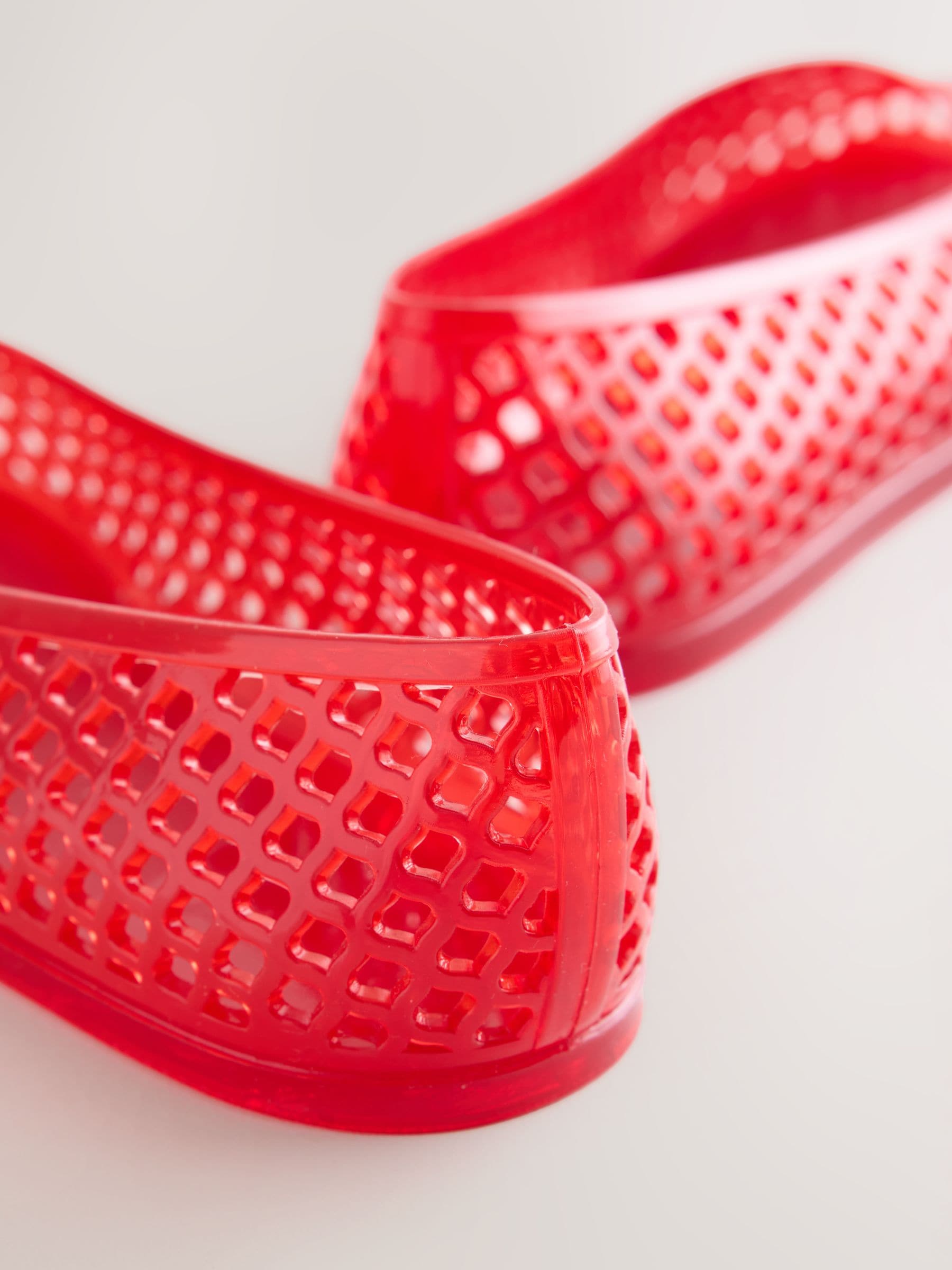 Red Jelly Ballet Shoes image 5