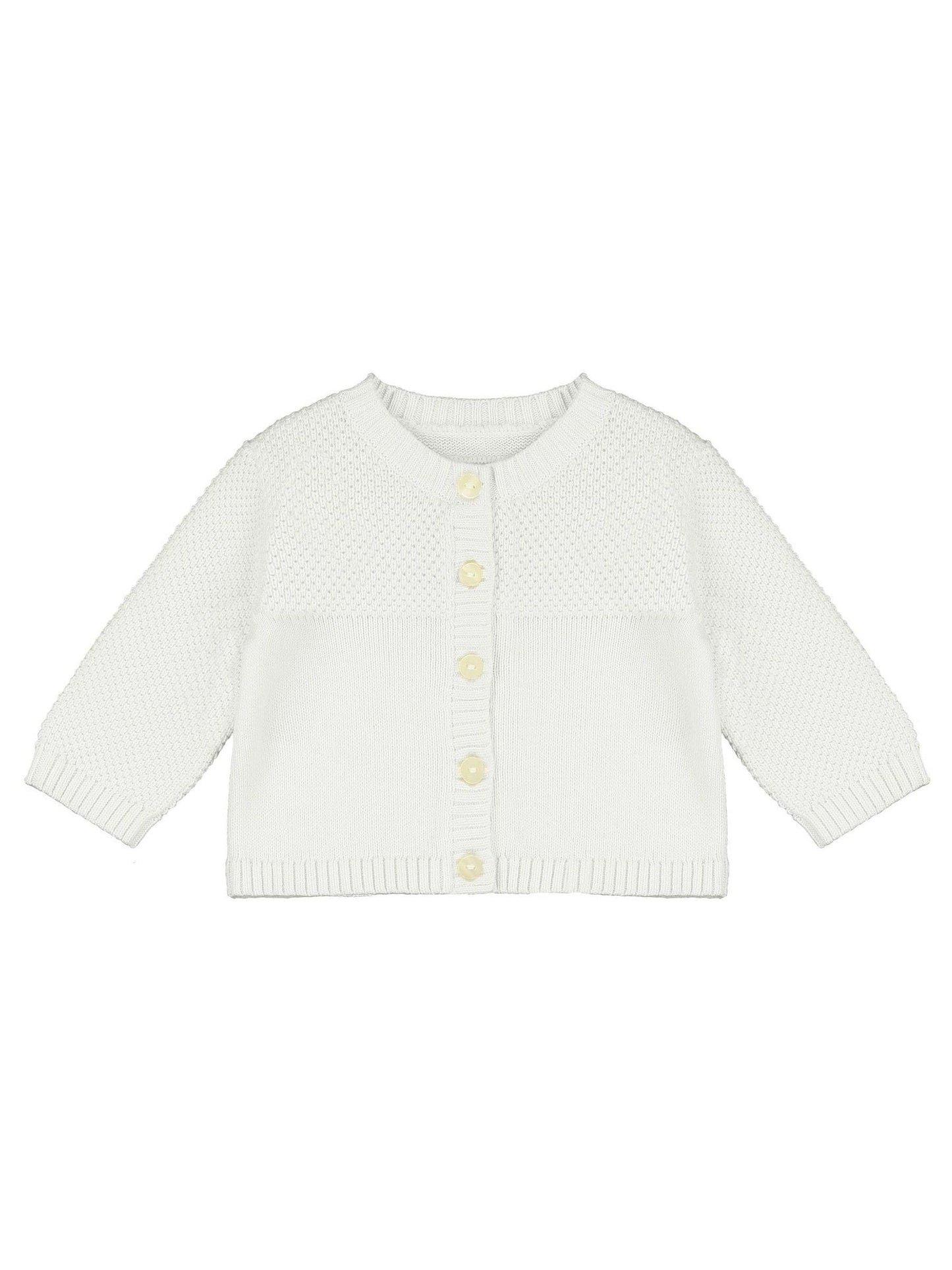 Dsiney Kidz - Emile Et Rose White True Knit Baby Cotton Cardigan image 2