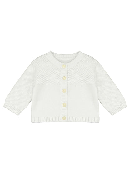 Dsiney Kidz - Emile Et Rose White True Knit Baby Cotton Cardigan image 2