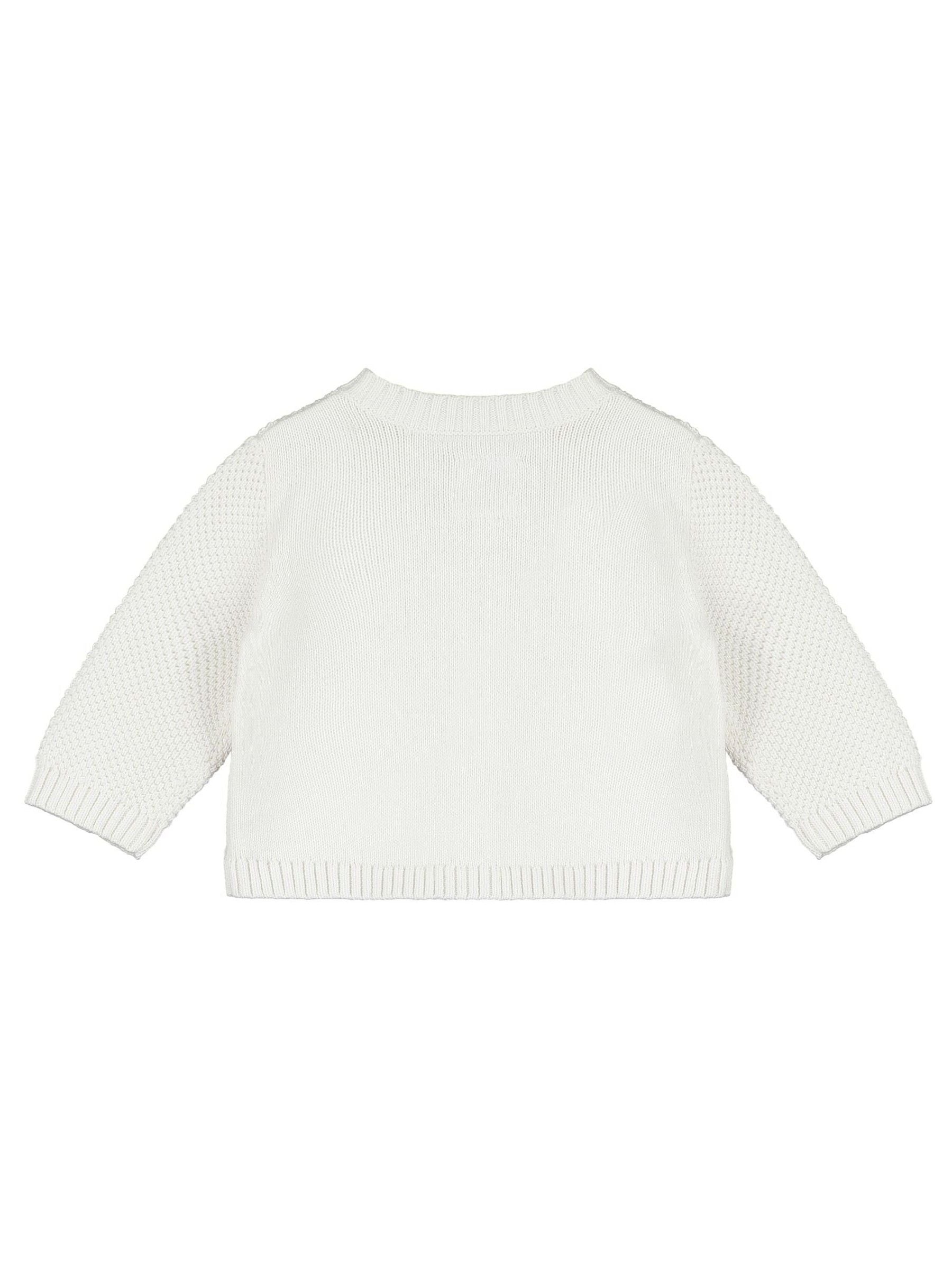 Dsiney Kidz - Emile Et Rose White True Knit Baby Cotton Cardigan image 3