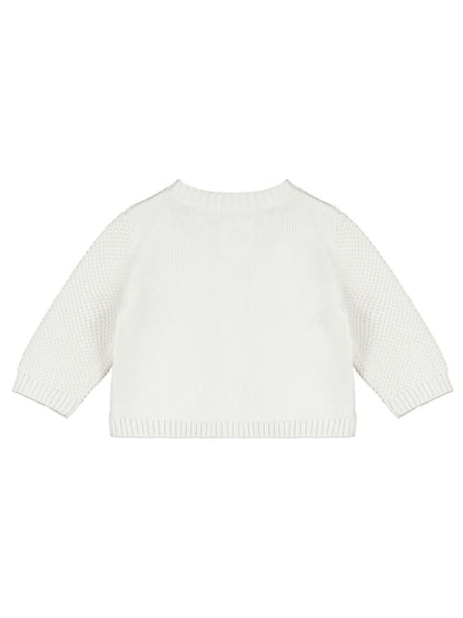Dsiney Kidz - Emile Et Rose White True Knit Baby Cotton Cardigan image 3