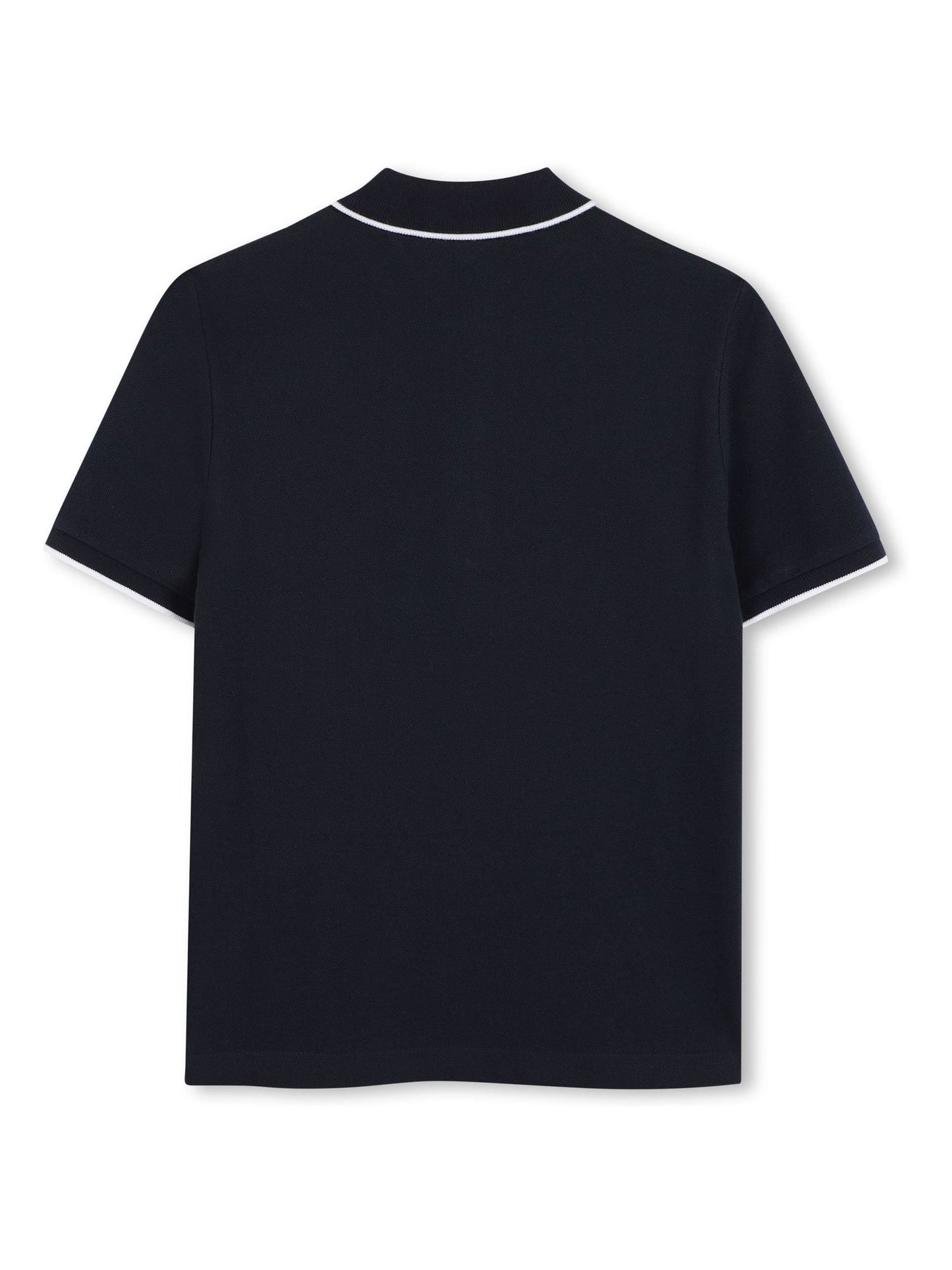 Dsiney Kidz - BOSS Navy 100% Cotton Short Sleeved Logo Polo Shirt image 2