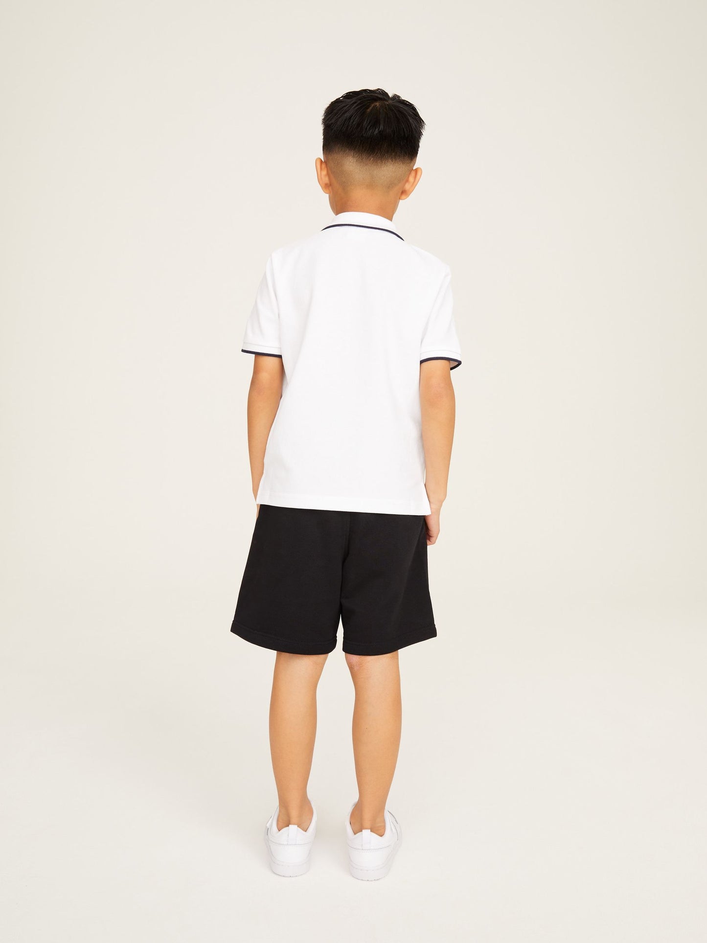 Dsiney Kidz - BOSS White 100% Cotton Short Sleeved Logo Polo Shirt image 2