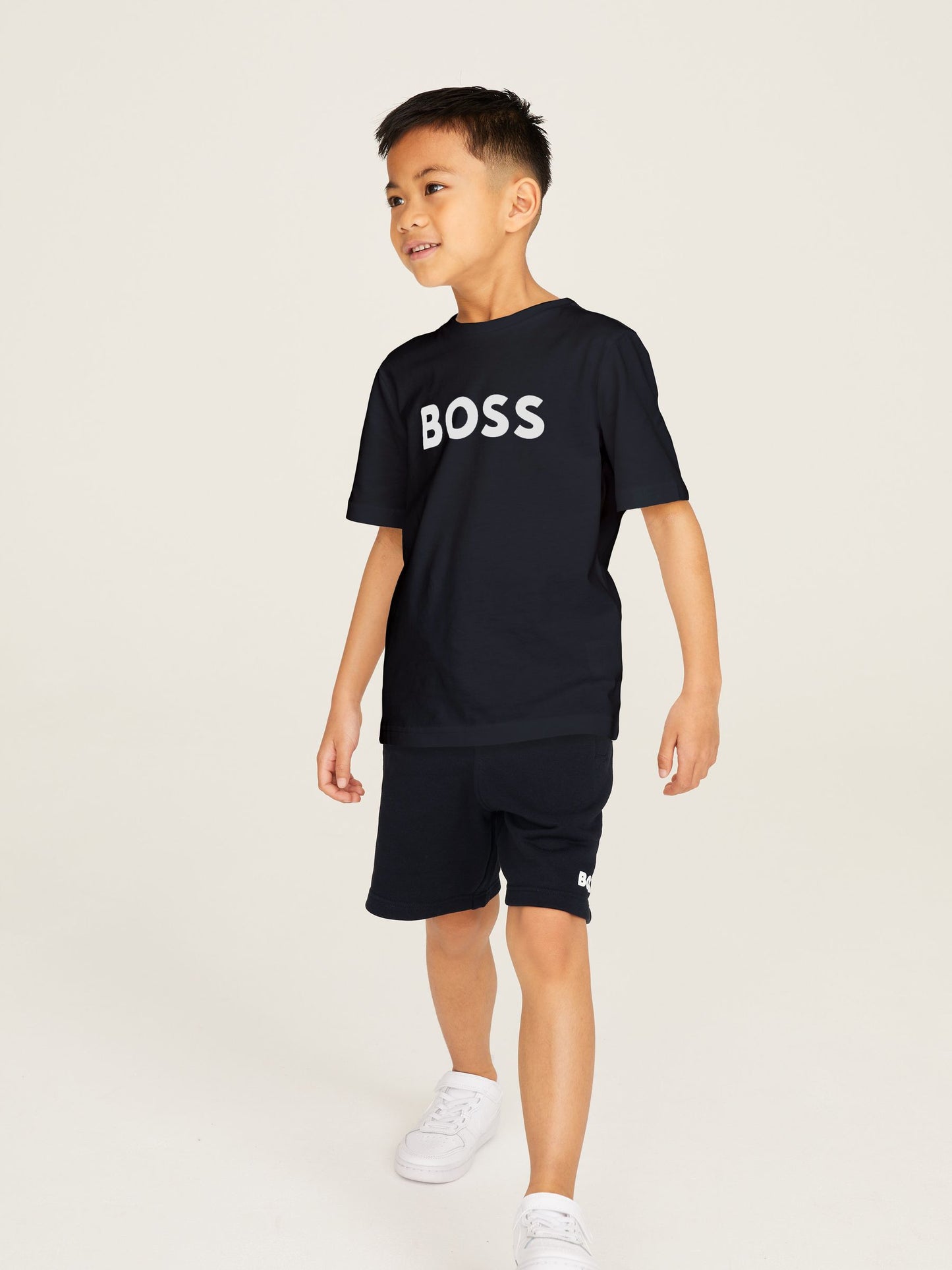 Dsiney Kidz - BOSS Navy Logo Short Sleeve T-Shirt image 1