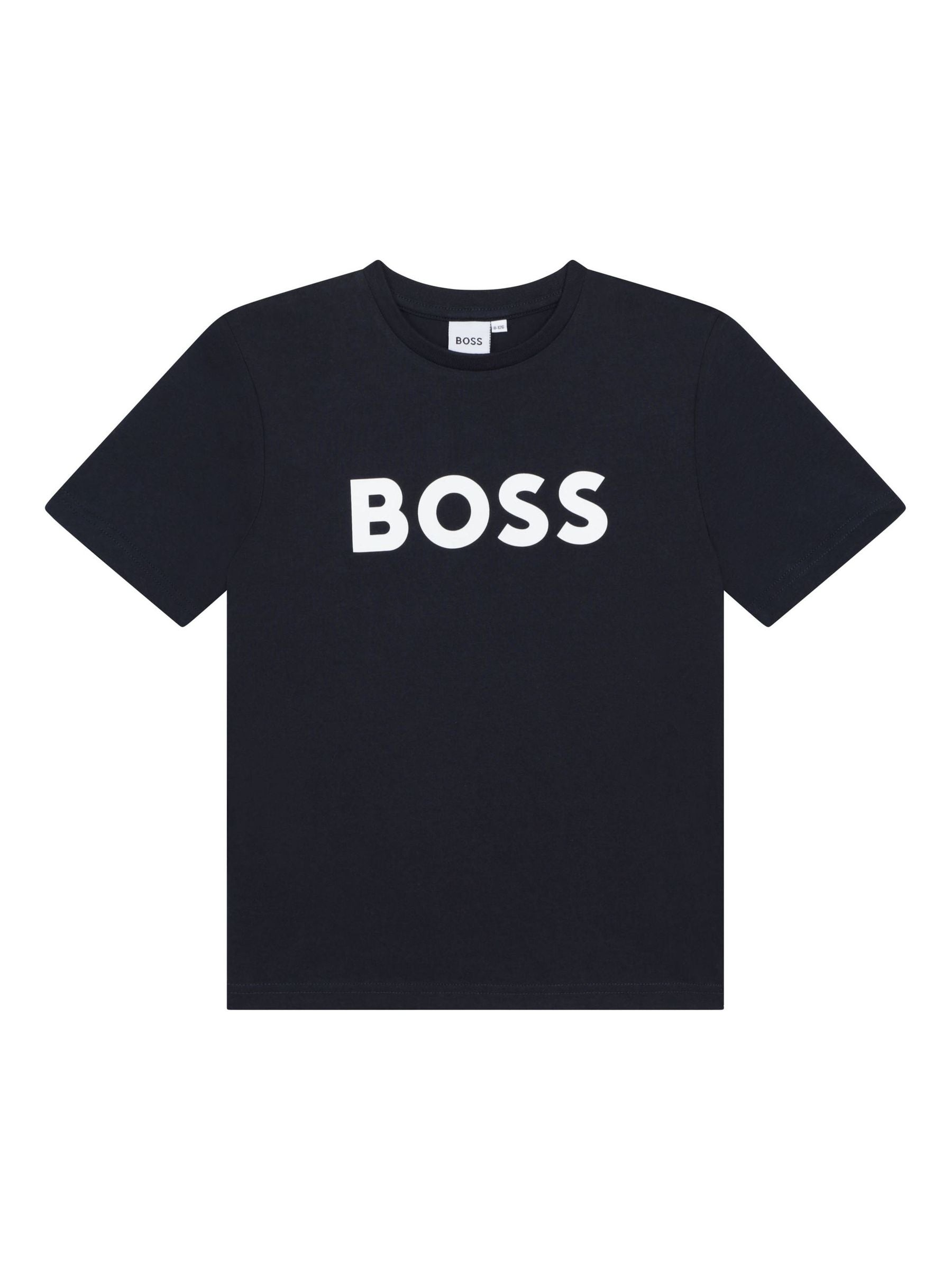 Dsiney Kidz - BOSS Navy Logo Short Sleeve T-Shirt image 2