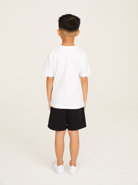 Dsiney Kidz - BOSS White Logo Short Sleeve T-Shirt image 2