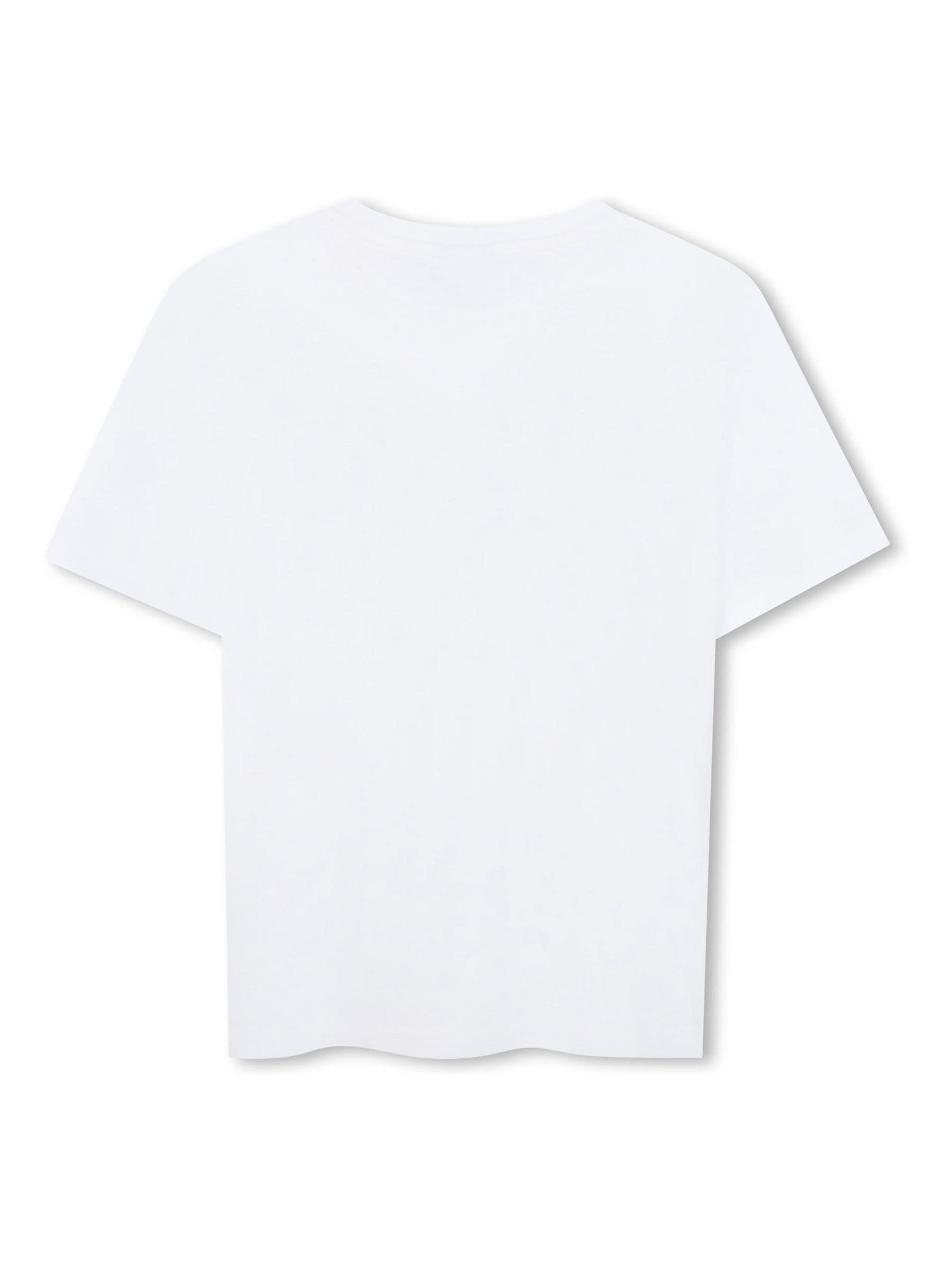 Dsiney Kidz - BOSS White Logo Short Sleeve T-Shirt image 5