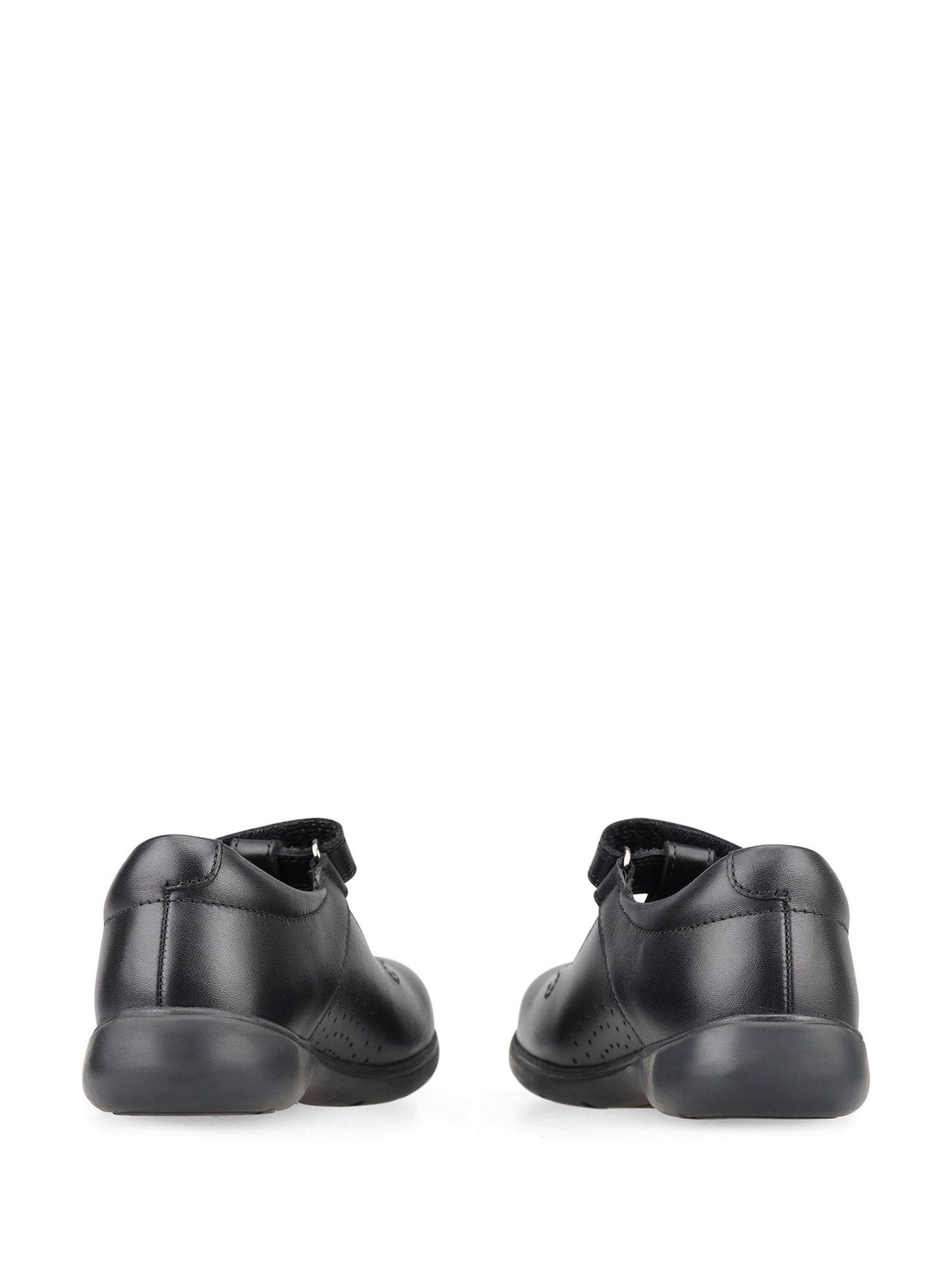 Start Rite Black Wide Fit Star Jump T-Bar Leather School Shoes image 5