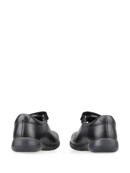Start Rite Black Wide Fit Star Jump T-Bar Leather School Shoes image 5
