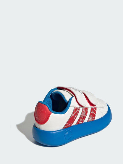 adidas White x Marvel Spider-Man Grand Court Shoes image 3