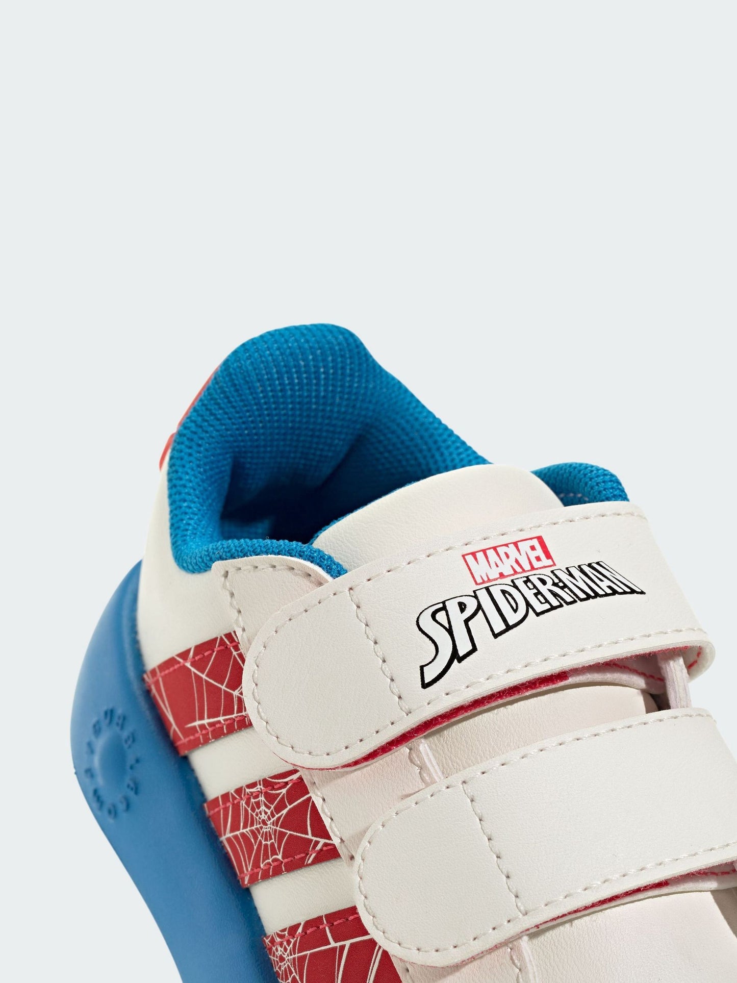 adidas White x Marvel Spider-Man Grand Court Shoes image 4