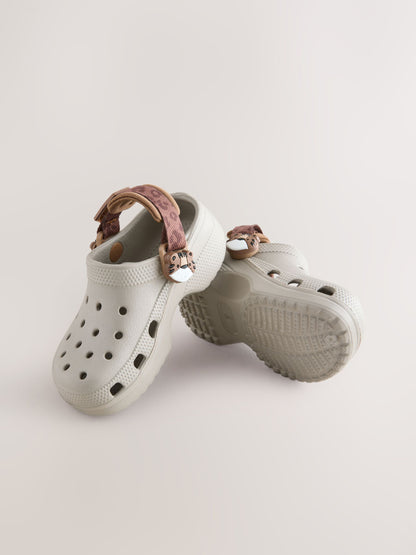 Neutral Tape Strap Clogs image 3