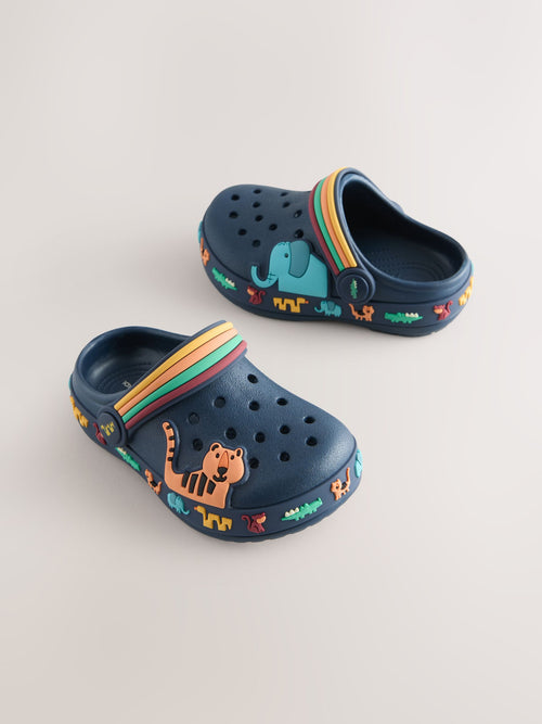 Navy Safari Clogs image 1