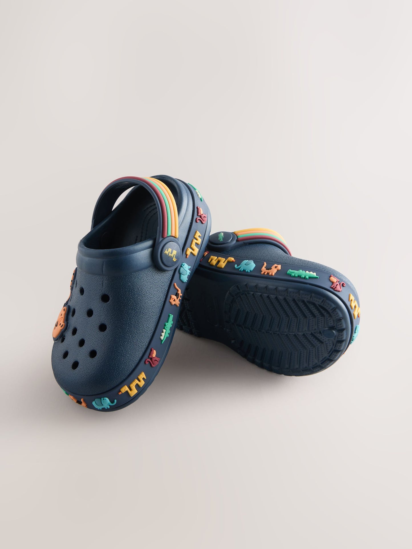 Navy Safari Clogs image 3