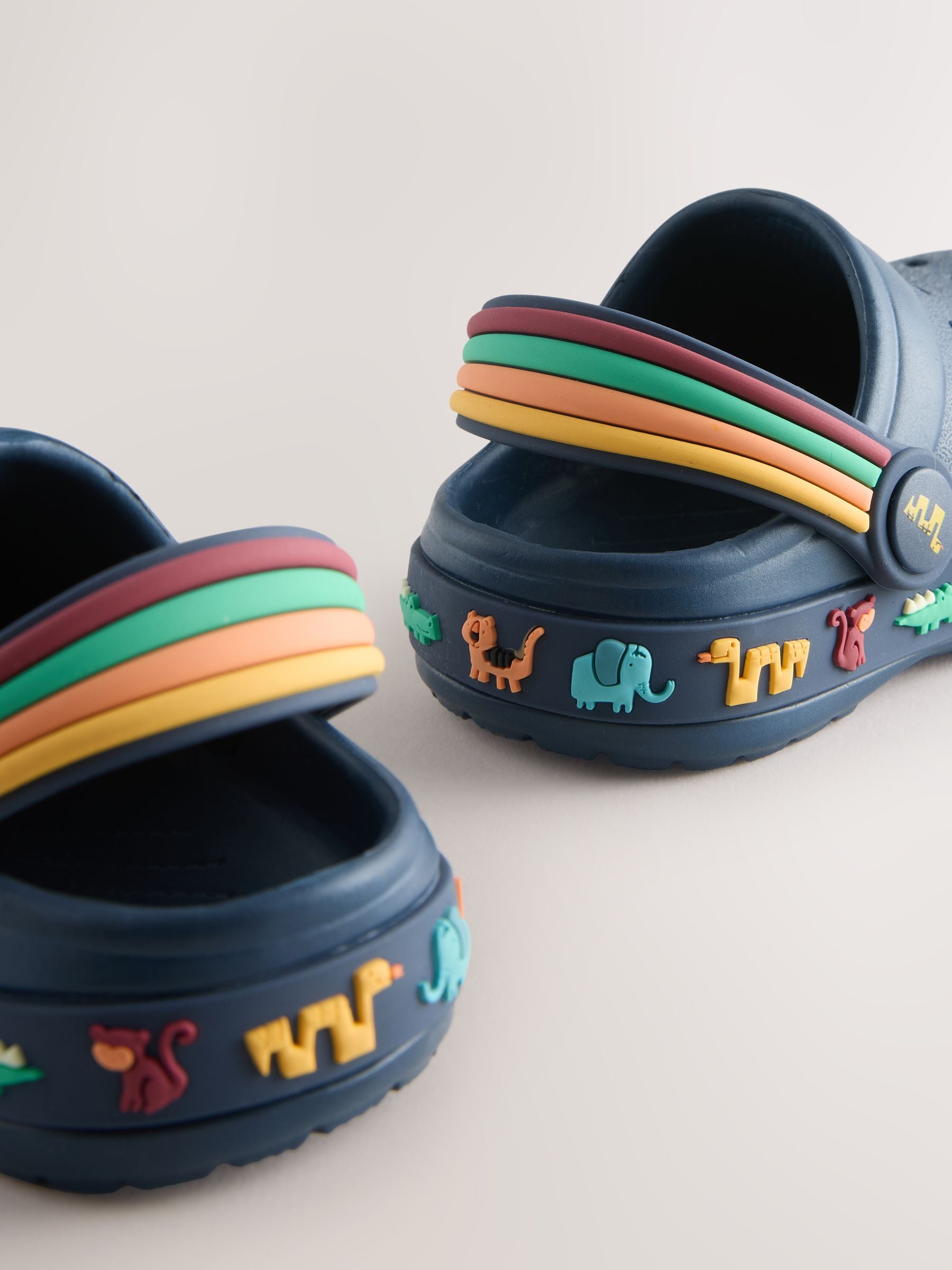 Navy Safari Clogs image 4
