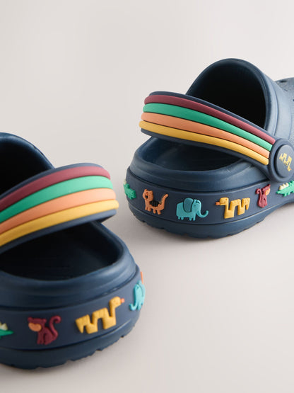 Navy Safari Clogs image 4