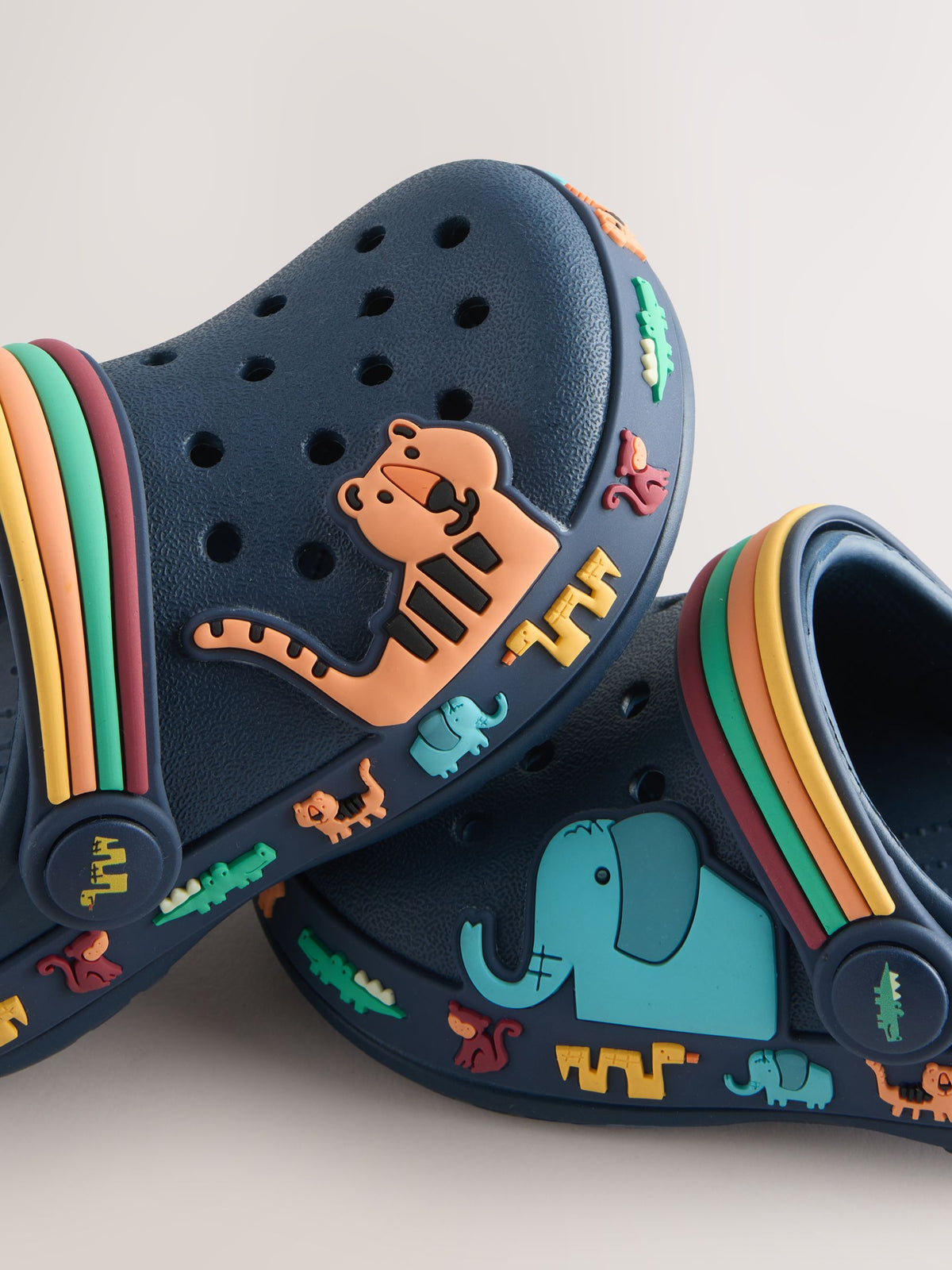 Navy Safari Clogs image 5