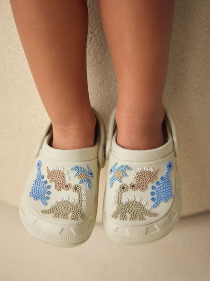 Neutral Dino Clogs image 1