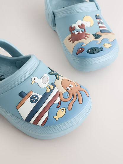 Blue Seaside Clogs image 3
