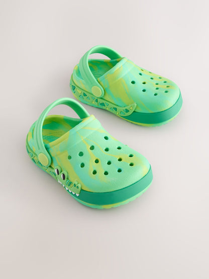 Green Croc Clogs image 1