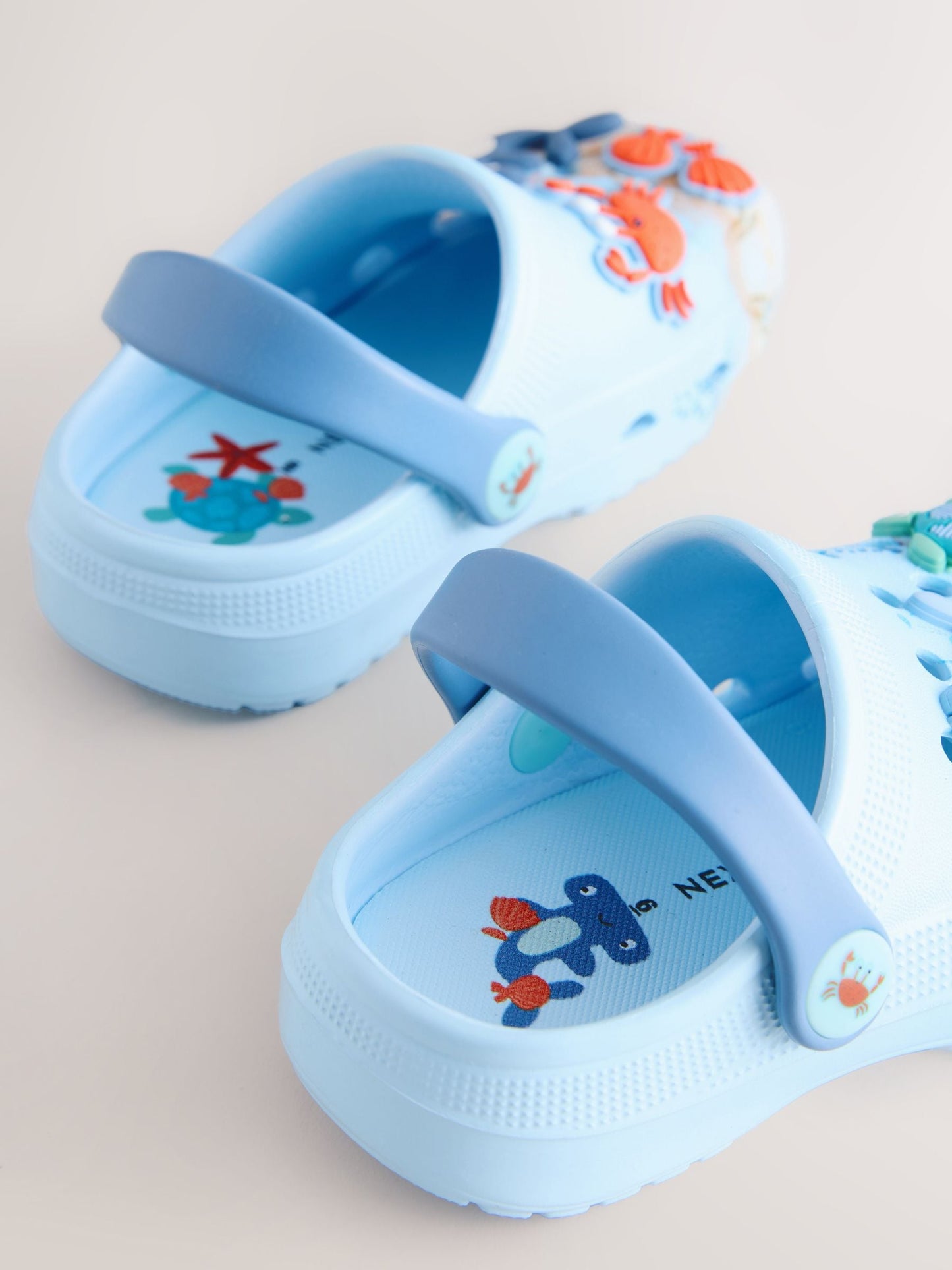 Blue Sea Creatures Standard Fit (F) Comfort Clogs image 3