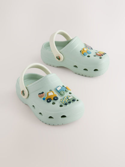 Sage Green Transport Standard Fit (F) Comfort Clogs image 2