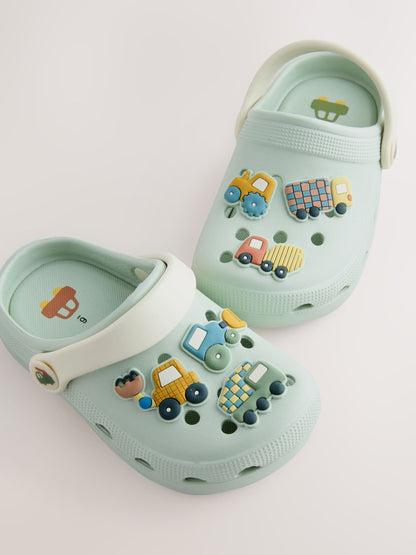 Sage Green Transport Standard Fit (F) Comfort Clogs image 5