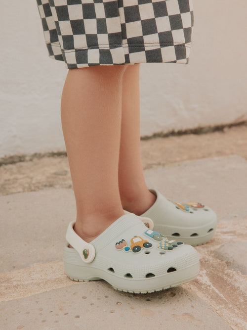Sage Green Transport Standard Fit (F) Comfort Clogs image 1