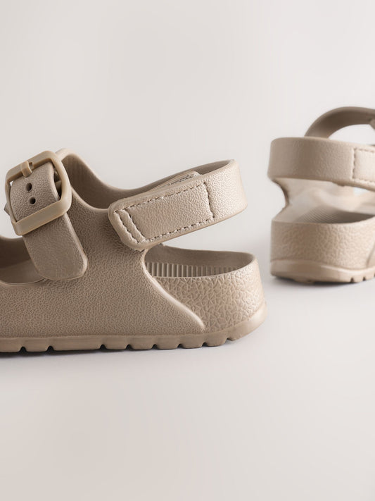 Neutral Double Buckle Ankle Strap EVA Sandals image 2