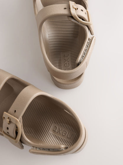 Neutral Double Buckle Ankle Strap EVA Sandals image 4