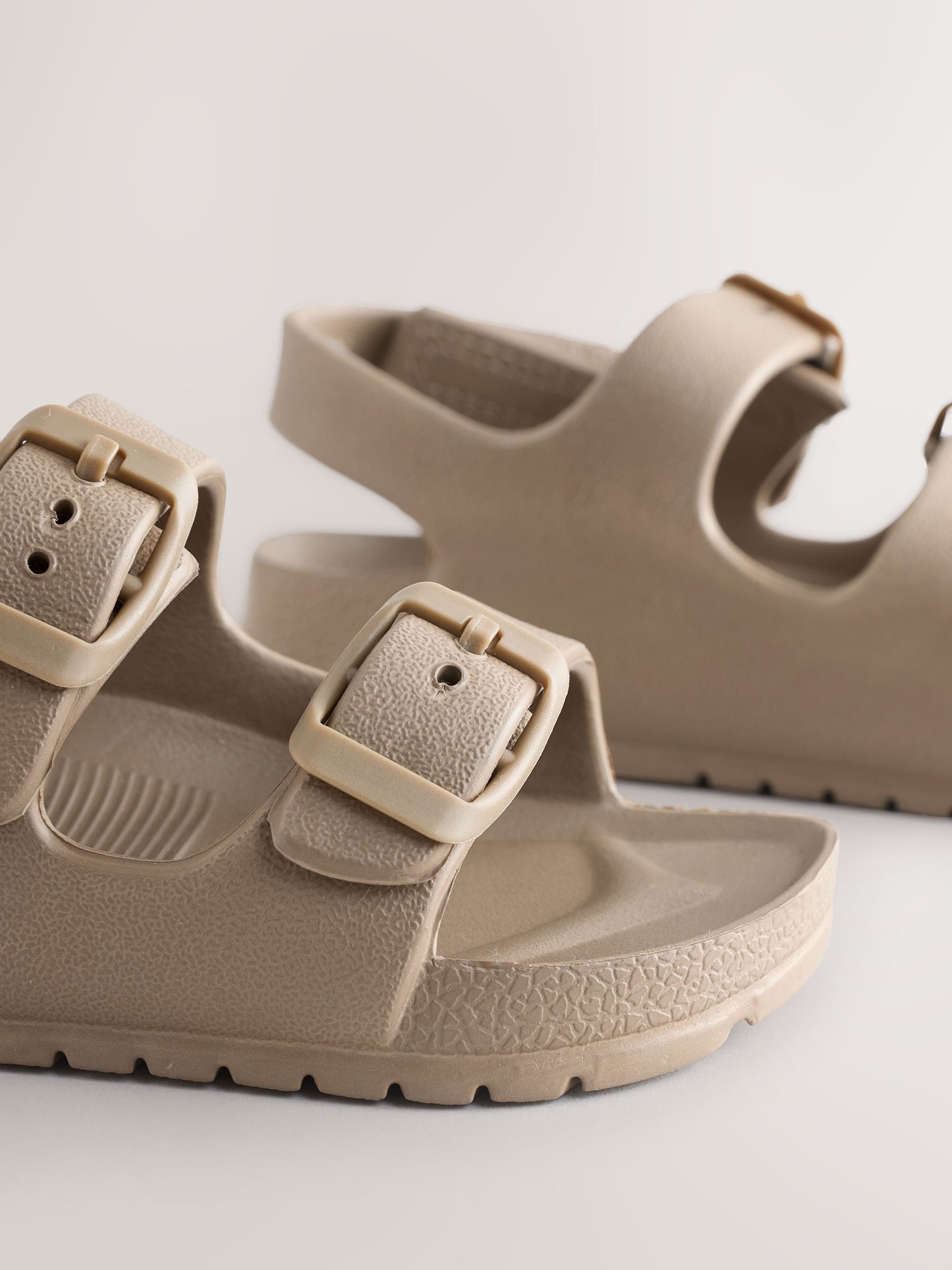 Neutral Double Buckle Ankle Strap EVA Sandals image 5