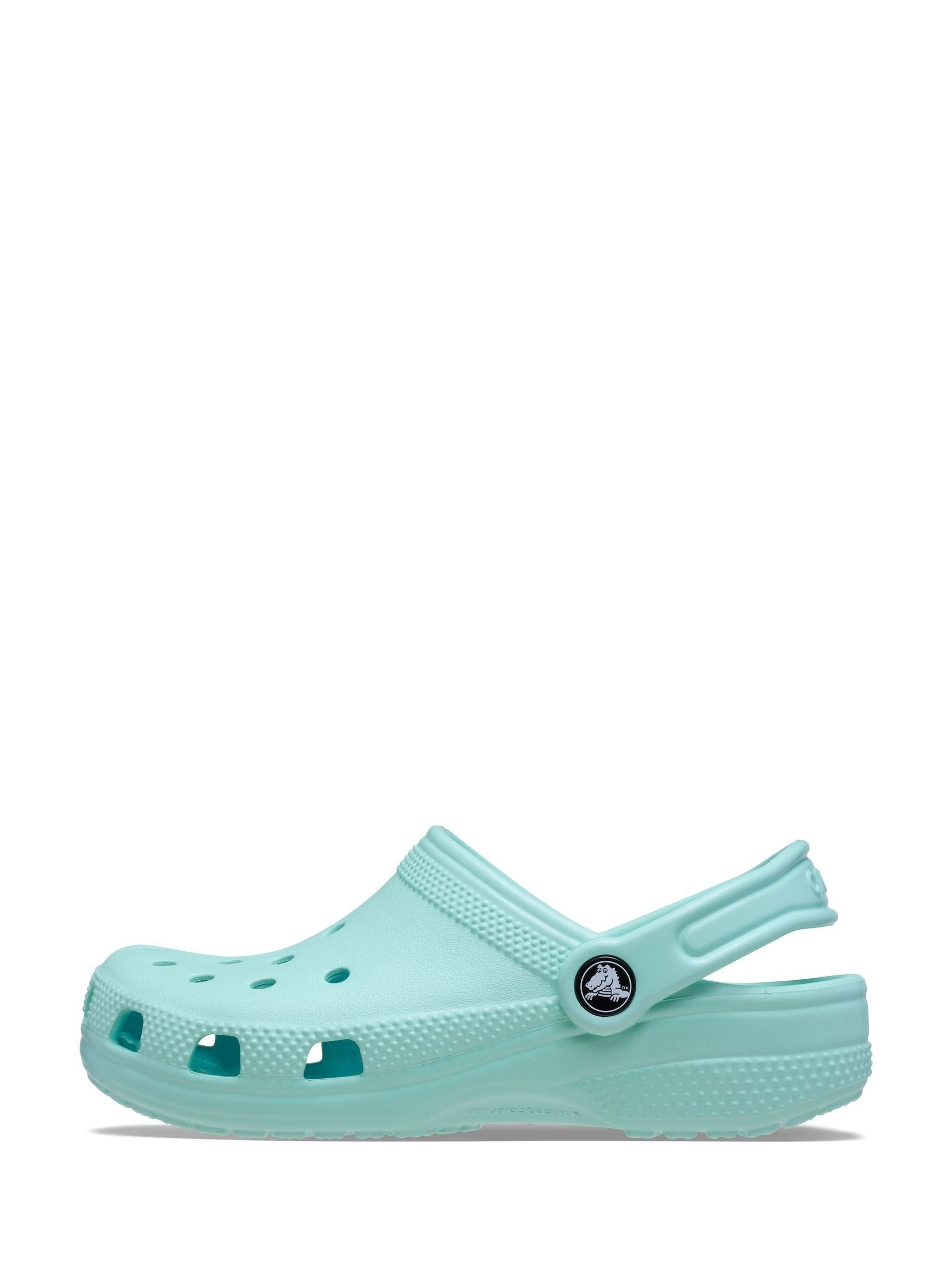 Crocs Light Blue Kids Unisex Classic Clogs image 2