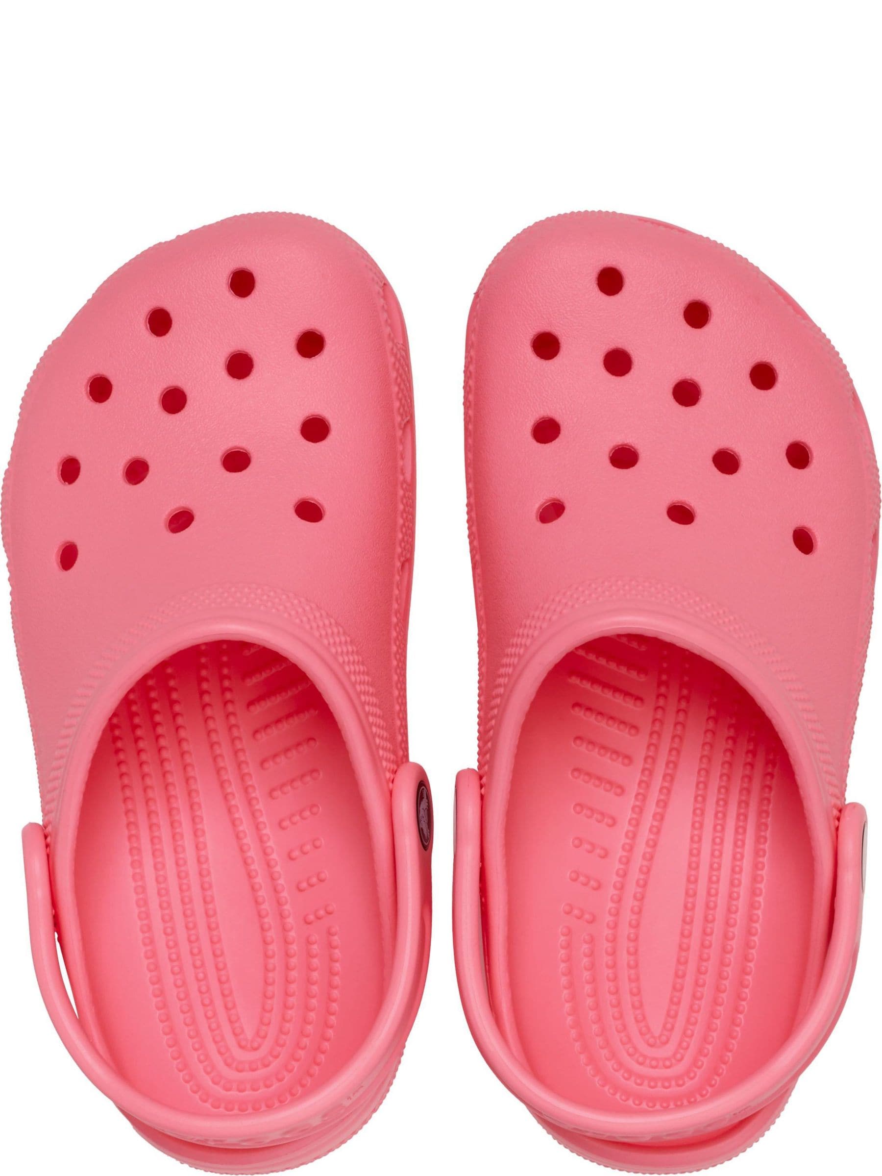 Crocs Coral Pink Kids Unisex Classic Clogs image 5