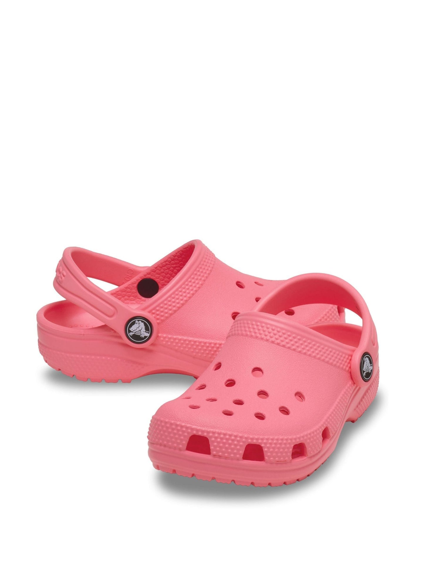 Crocs Pink Coral Toddler Classic Clogs Sandals image 4
