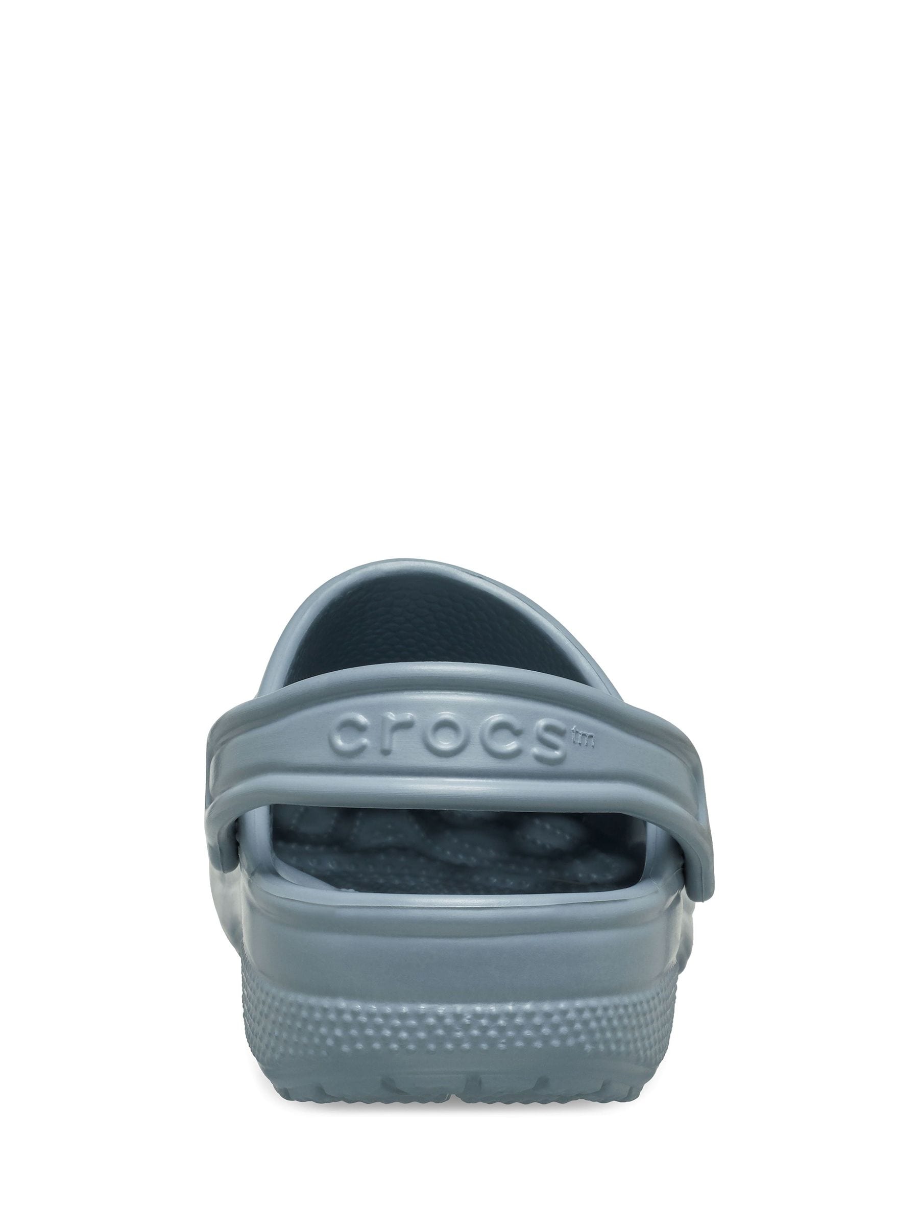Crocs Stone Grey Toddler Classic Clogs Sandals image 4