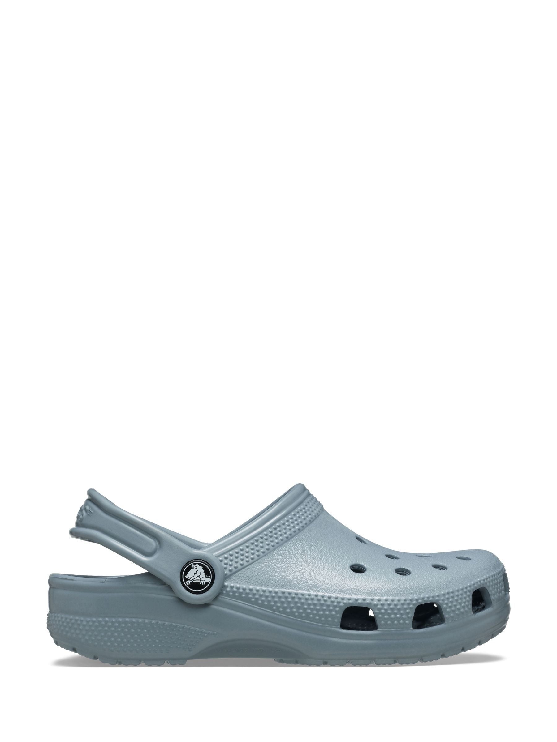 Crocs Stone Grey Toddler Classic Clogs Sandals image 1