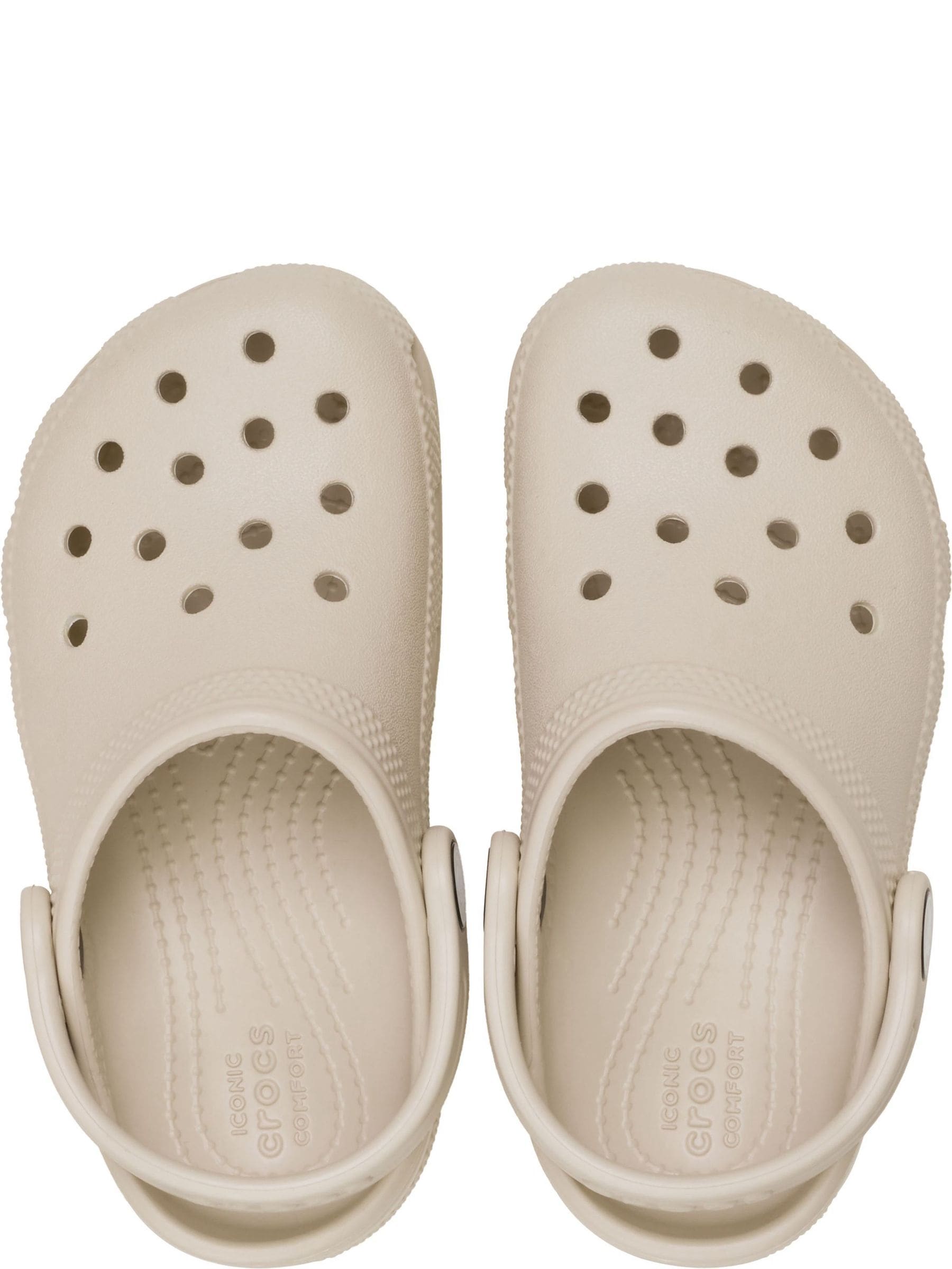Crocs Cream Classic Toddler Clogs image 5