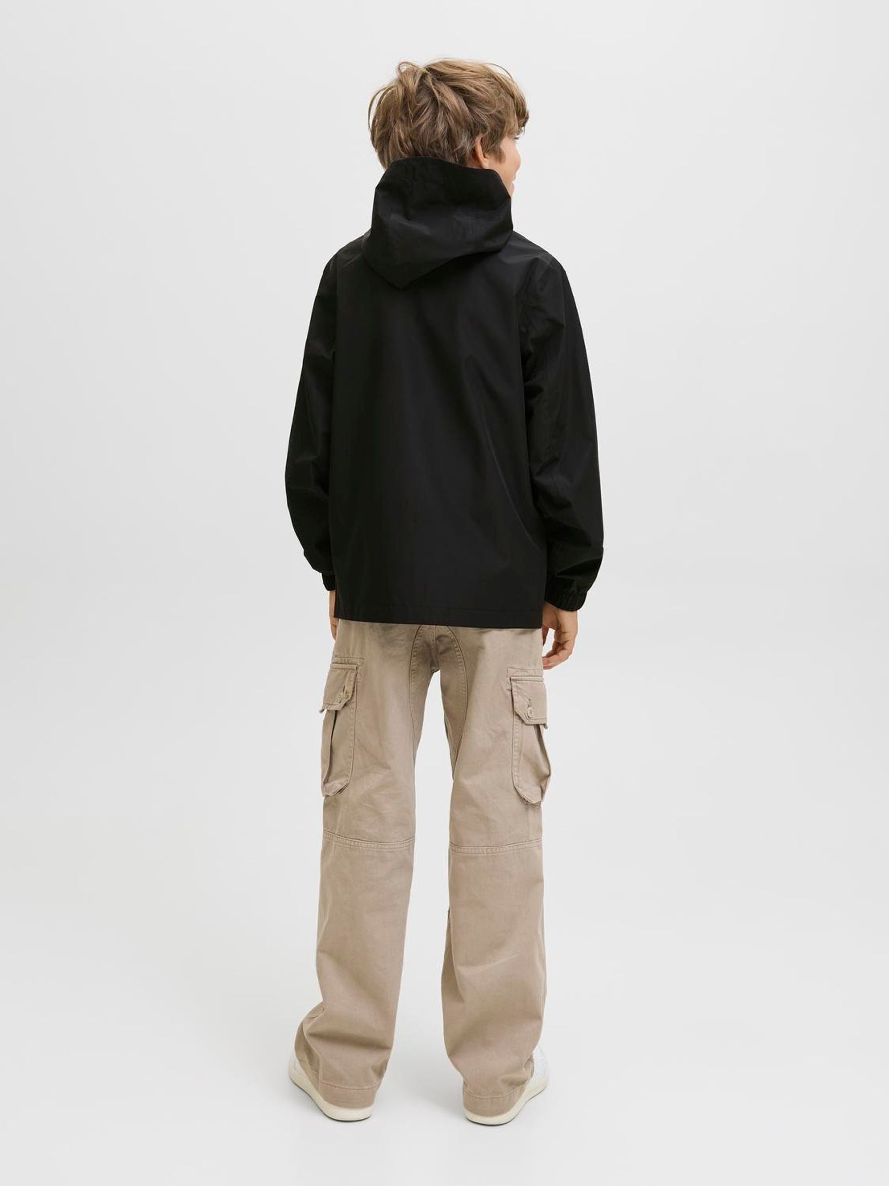 Dsiney Kidz - JACK & JONES Junior Black Lightweight Rain Jacket image 2