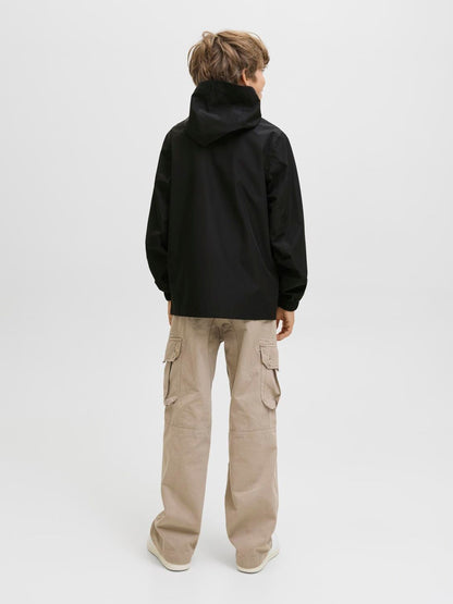 Dsiney Kidz - JACK & JONES Junior Black Lightweight Rain Jacket image 2