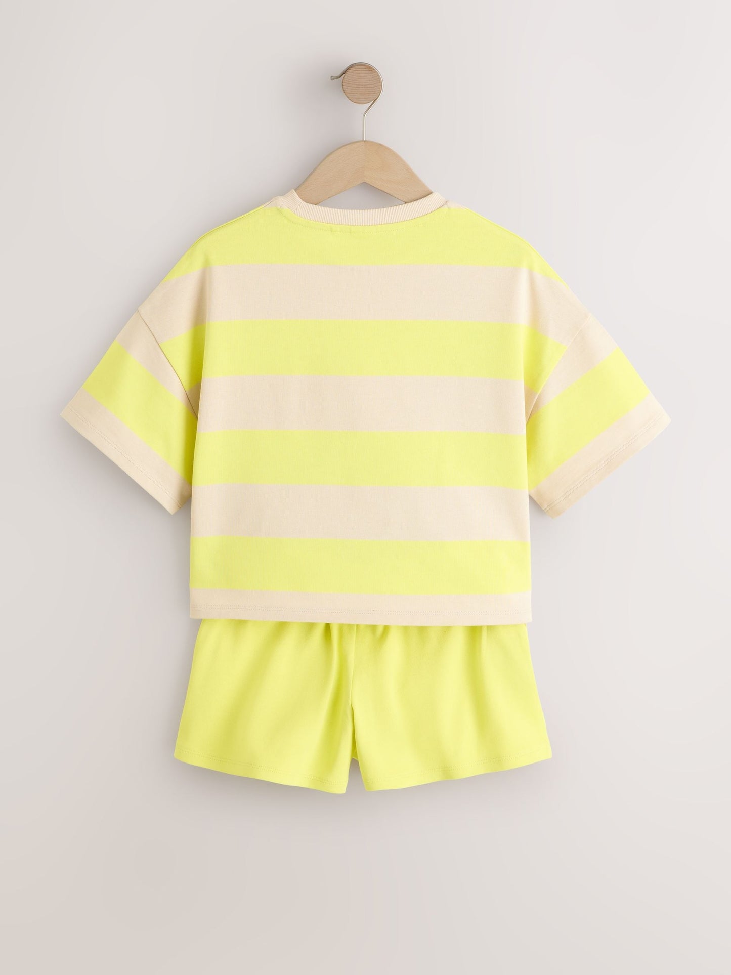 Dsiney Kidz - Yellow Stripe Tomato Heavyweight T-Shirt and Shorts Set (3-16yrs) image 5